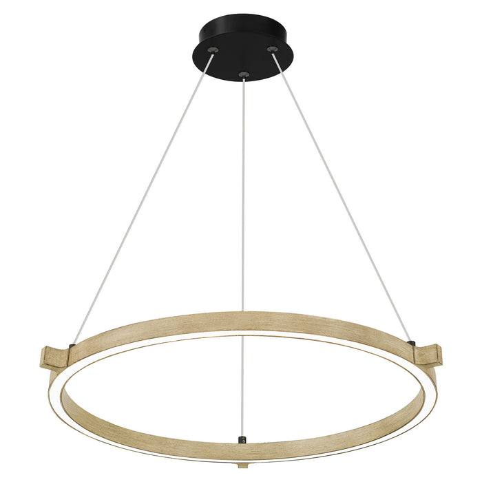 LED Pendant from the Soma collection in Whitewashed Walnut finish
