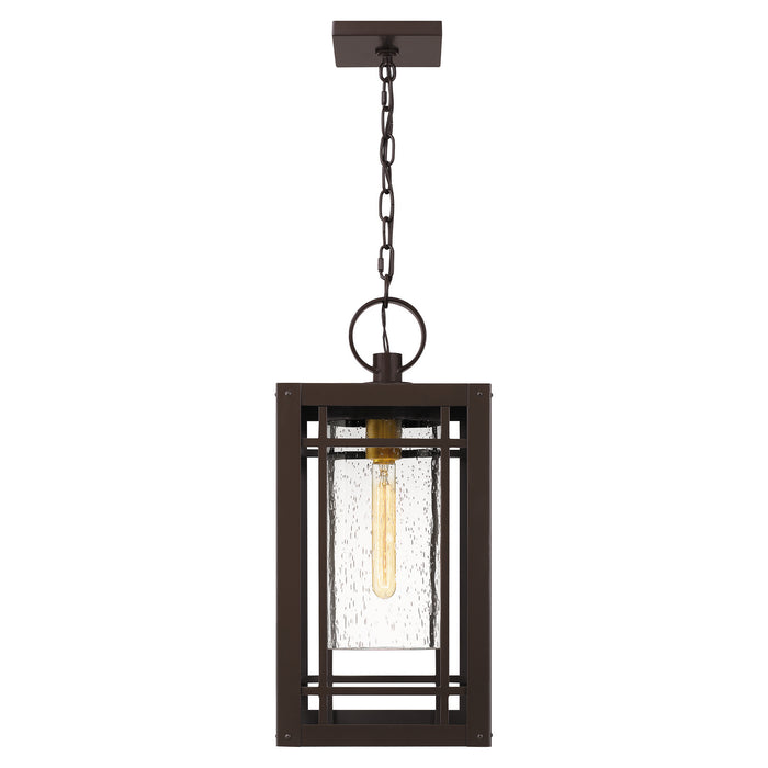 One Light Mini Pendant from the Pelham collection in Western Bronze finish