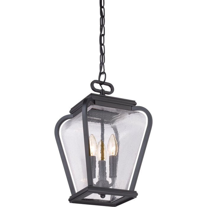 Three Light Pendant from the Province collection in Mystic Black finish