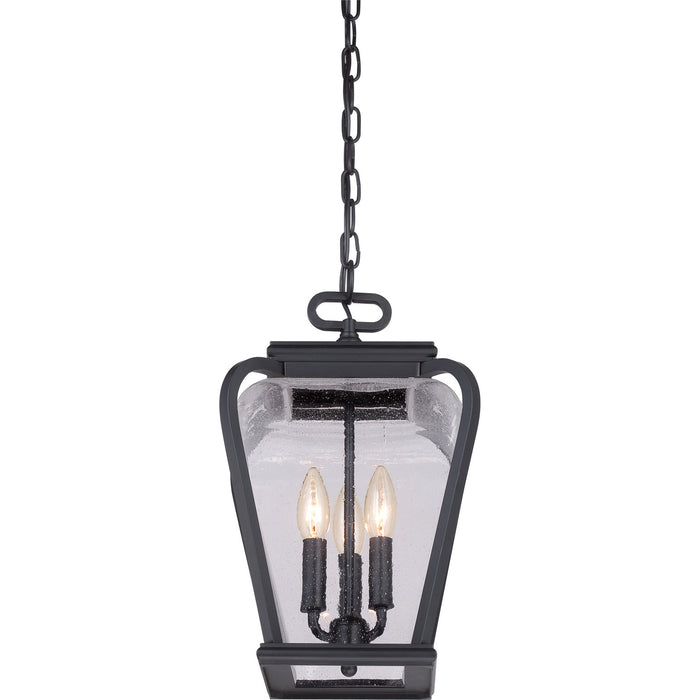 Three Light Pendant from the Province collection in Mystic Black finish