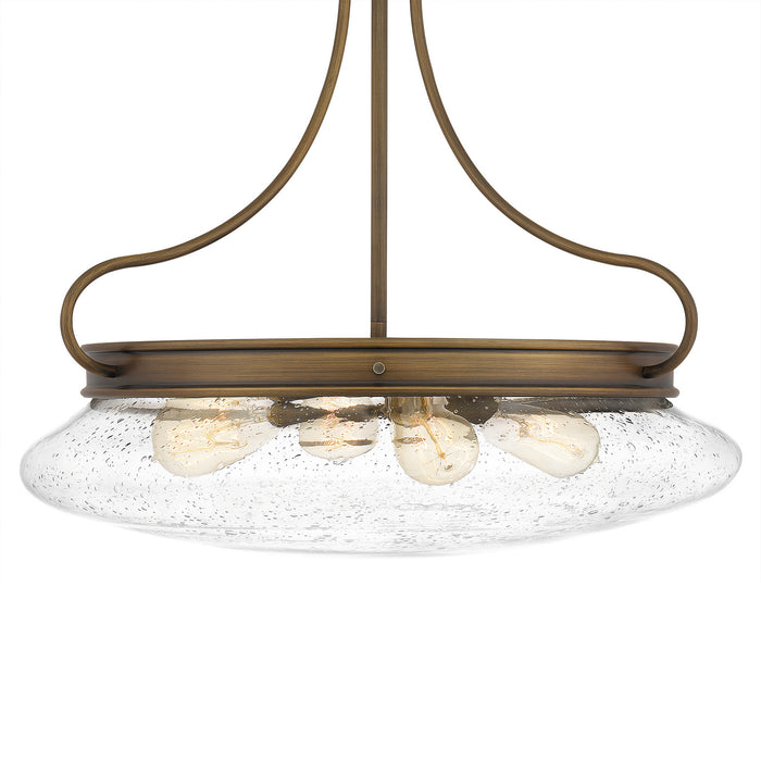 Four Light Pendant from the Tucker collection in French Bronze finish