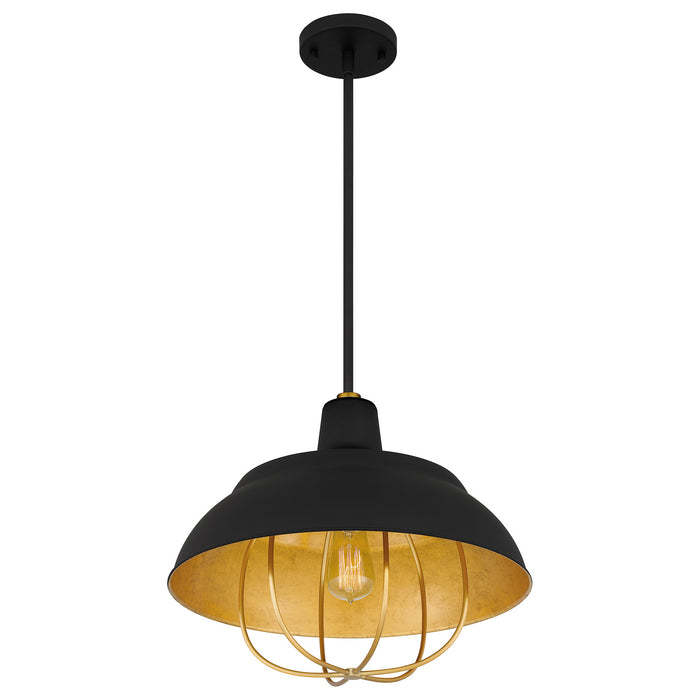 One Light Pendant from the Darmody collection in Matte Black finish