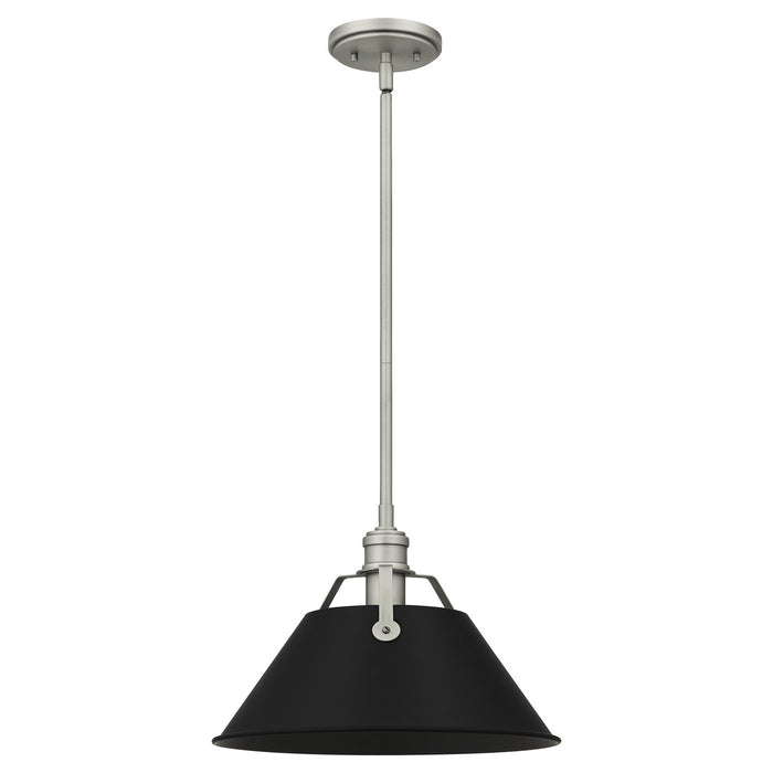 One Light Mini Pendant from the Jessup collection in Antique Nickel finish