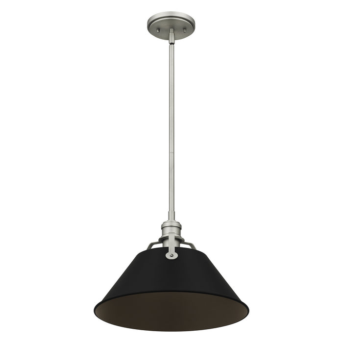One Light Mini Pendant from the Jessup collection in Antique Nickel finish
