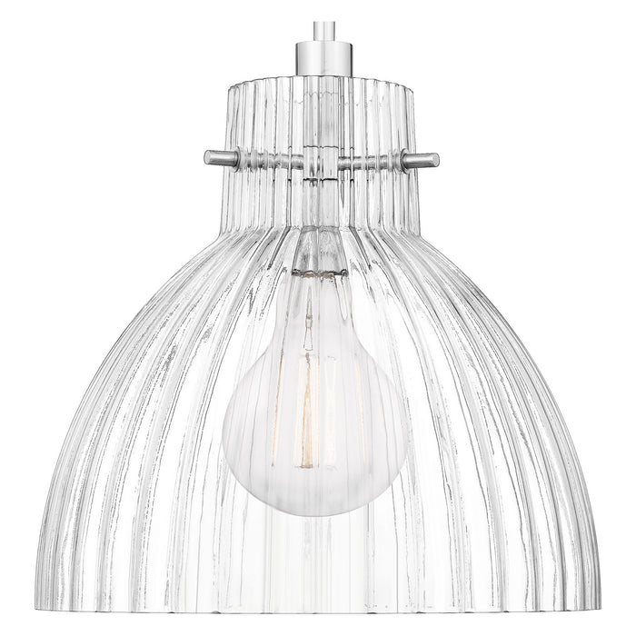 One Light Mini Pendant from the Vienna collection in Polished Chrome finish