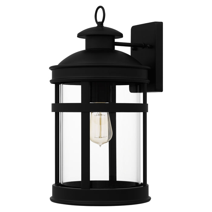 One Light Outdoor Wall Mount from the Scout collection in Matte Black finish