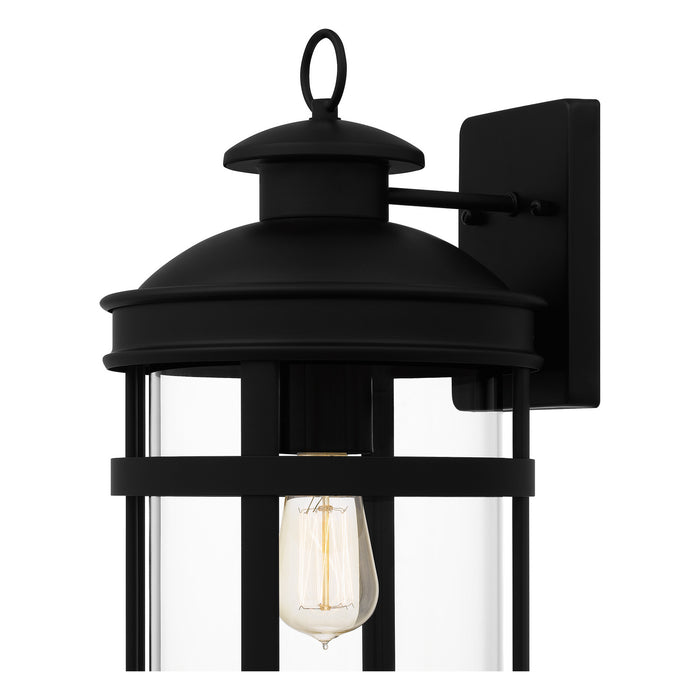One Light Outdoor Wall Mount from the Scout collection in Matte Black finish
