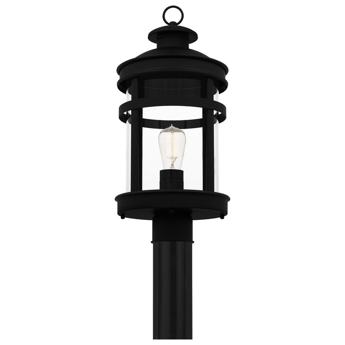 One Light Outdoor Post Mount from the Scout collection in Matte Black finish