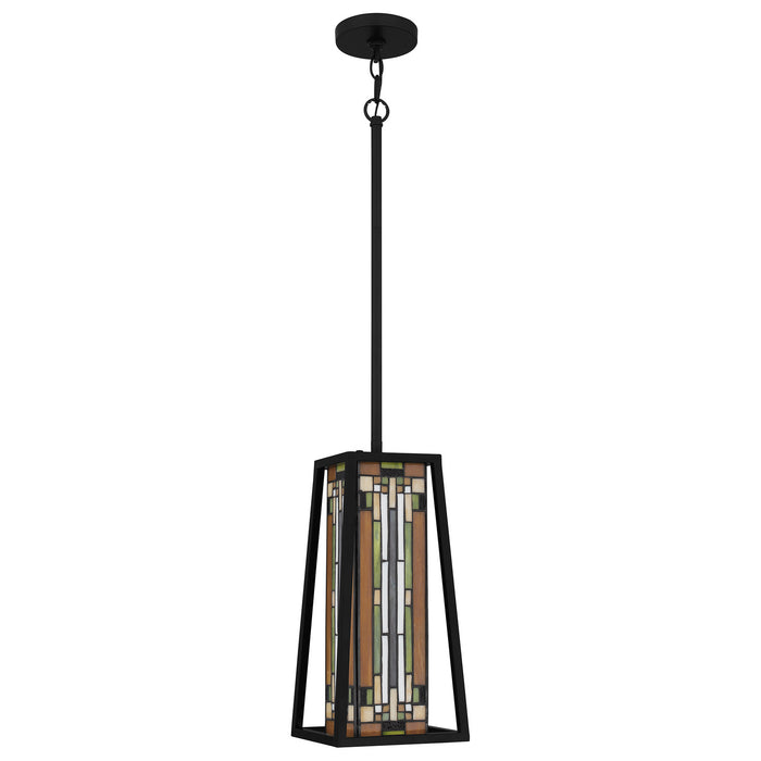 One Light Mini Pendant from the Sierra collection in Matte Black finish
