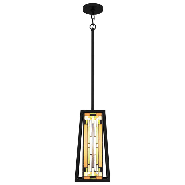 One Light Mini Pendant from the Sierra collection in Matte Black finish
