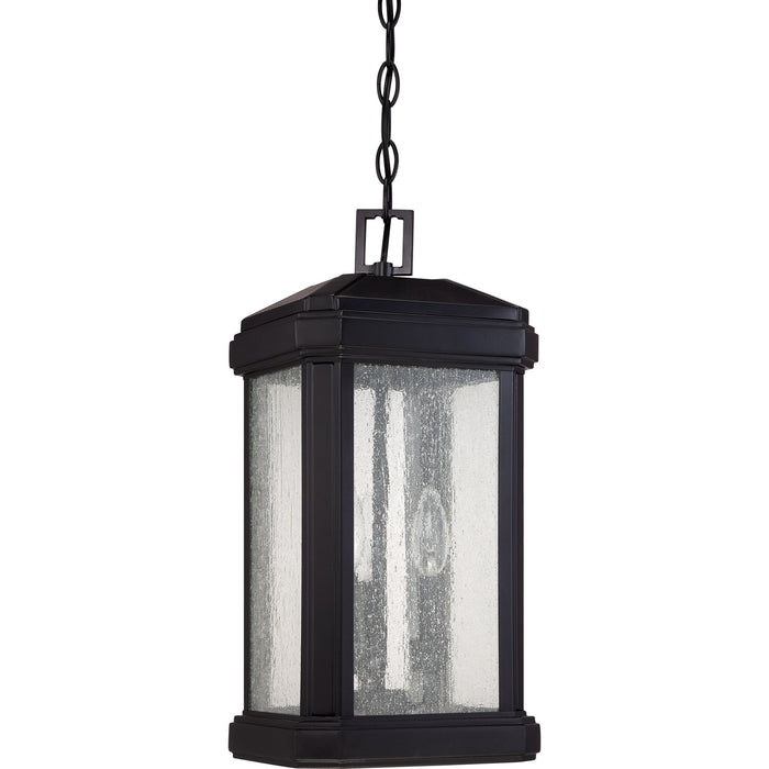 Three Light Pendant from the Trumbull collection in Mystic Black finish