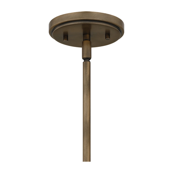 One Light Mini Pendant from the Toscana collection in Statuary Bronze finish