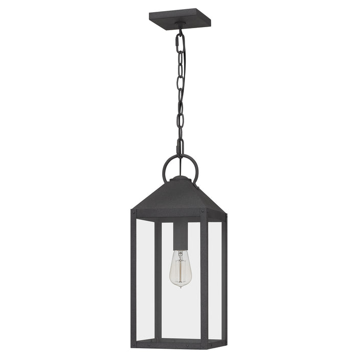 One Light Mini Pendant from the Thorpe collection in Mottled Black finish