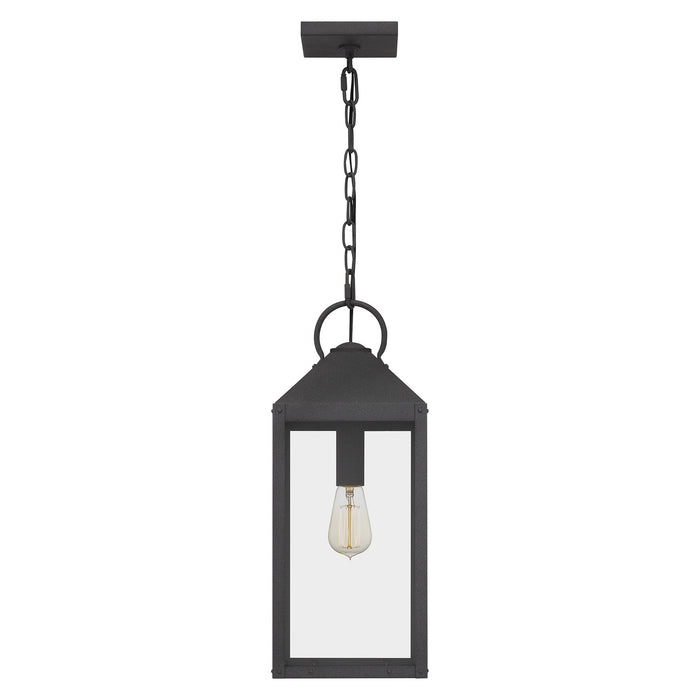 One Light Mini Pendant from the Thorpe collection in Mottled Black finish