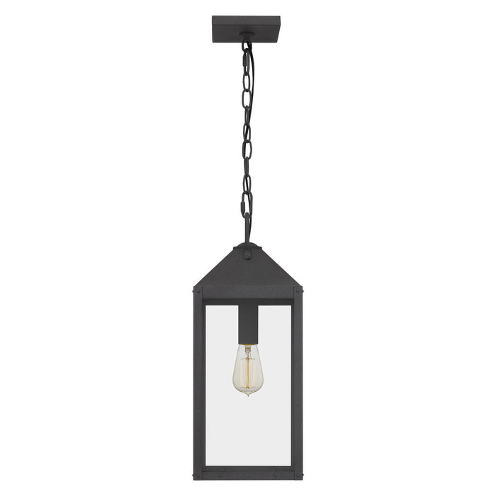 One Light Mini Pendant from the Thorpe collection in Mottled Black finish