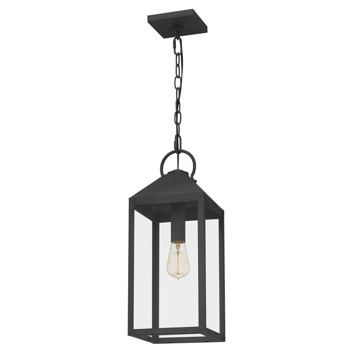 One Light Mini Pendant from the Thorpe collection in Mottled Black finish