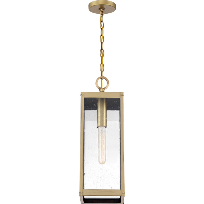 One Light Mini Pendant from the Westover collection in Antique Brass finish