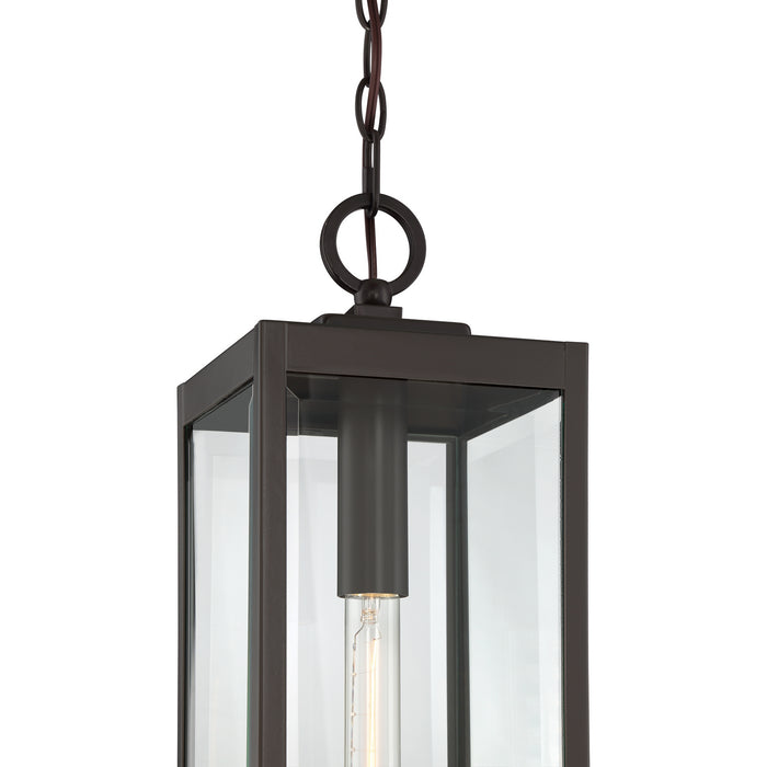 One Light Mini Pendant from the Westover collection in Western Bronze finish