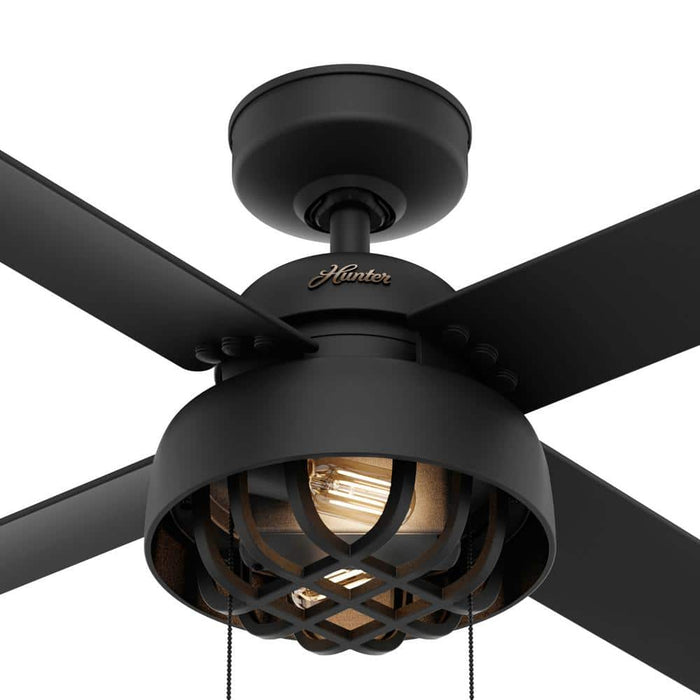 Hunter 52" Spring Mill Ceiling Fan with LED Light Kit and Pull Chains