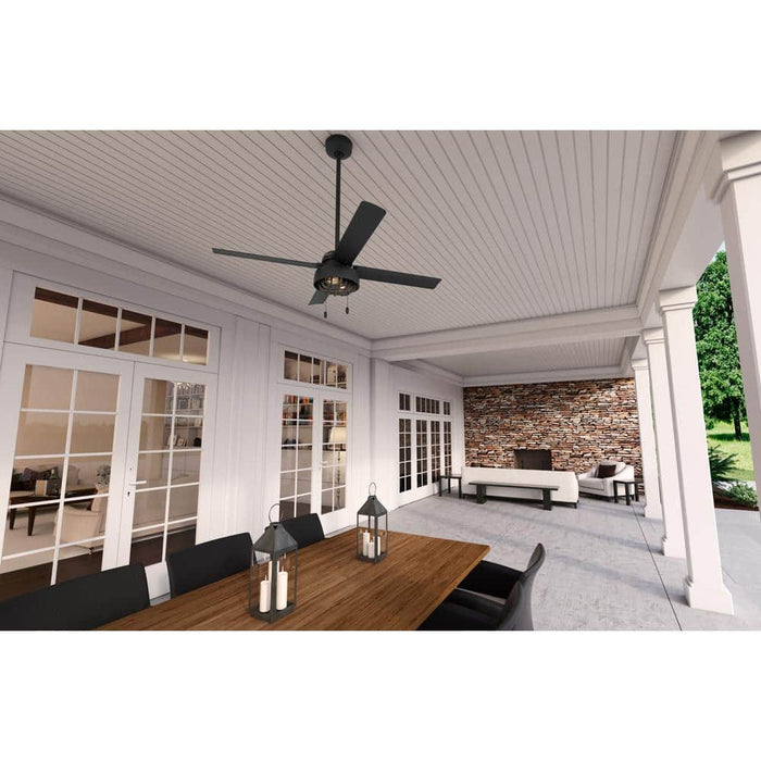 Hunter 52" Spring Mill Ceiling Fan with LED Light Kit and Pull Chains
