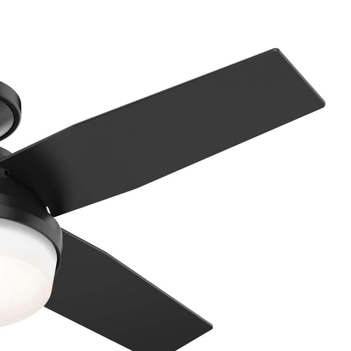 Hunter 44" Dempsey Outdoor Ceiling Fan with LED Light Kit and Handheld Remote