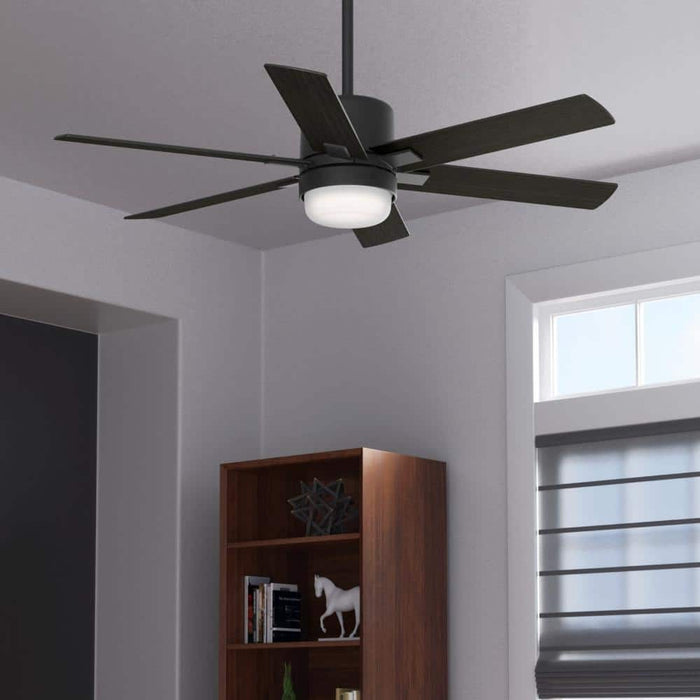 Hunter 52" Radeon Ceiling Fan with LED Light Kit and Wall Control