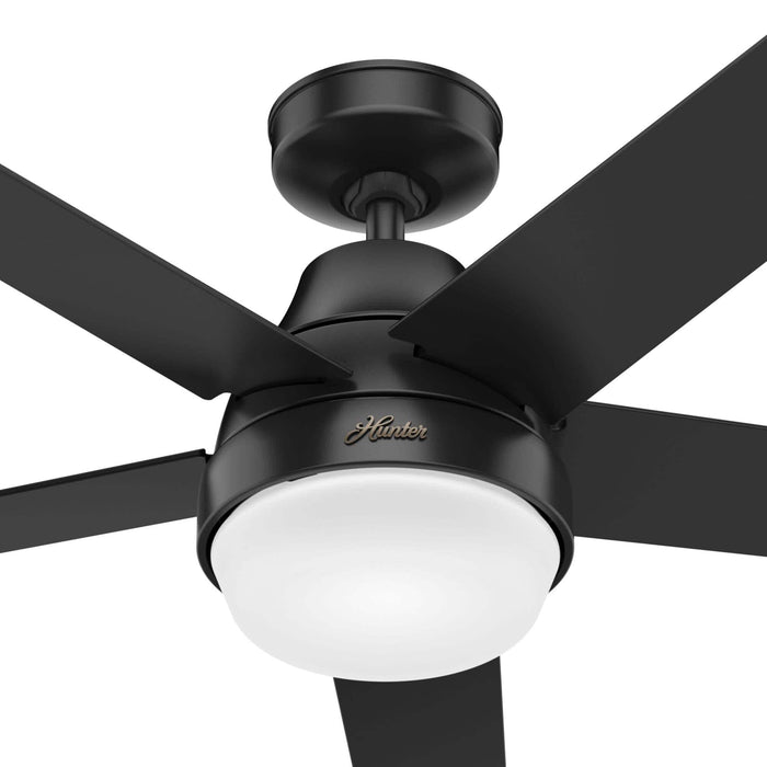 Hunter 52" Aerodyne Ceiling Fan with LED Light Kit and Handheld Integrated Control System