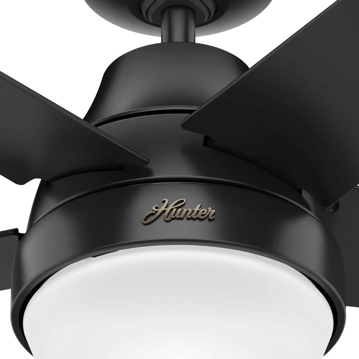 Hunter 52" Aerodyne Ceiling Fan with LED Light Kit and Handheld Integrated Control System