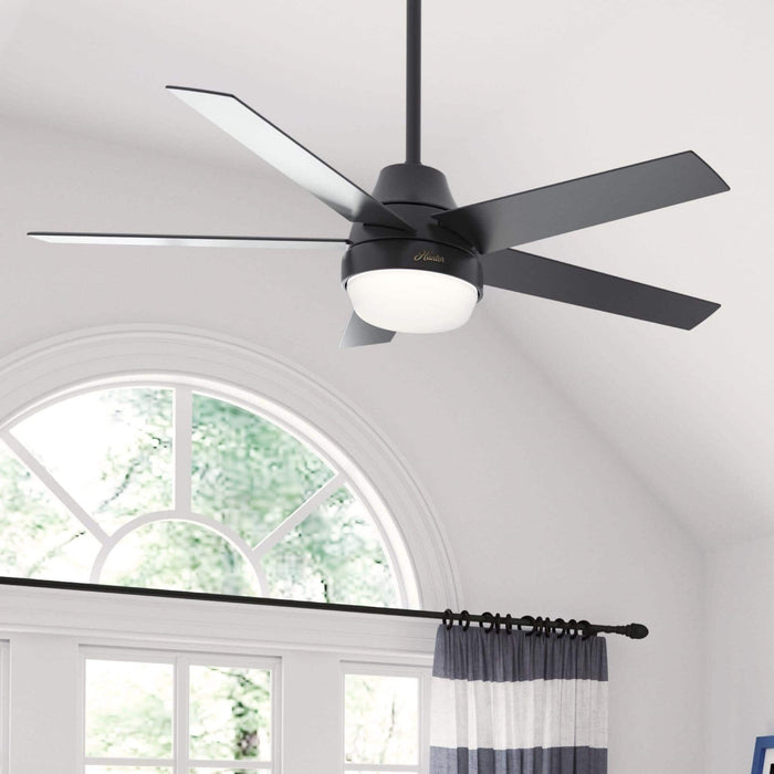 Hunter 52" Aerodyne Ceiling Fan with LED Light Kit and Handheld Integrated Control System