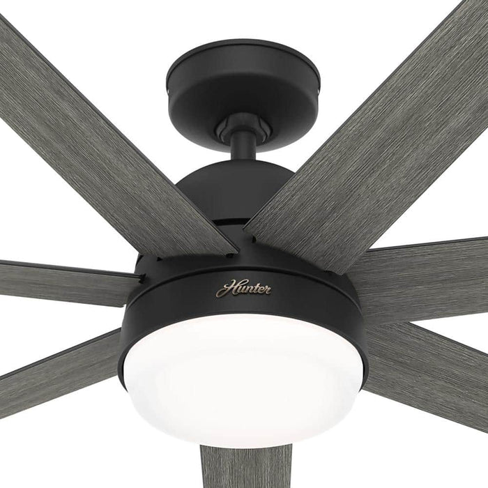 Hunter 60" Phenomenon Ceiling Fan with LED Light Kit and Wall Control