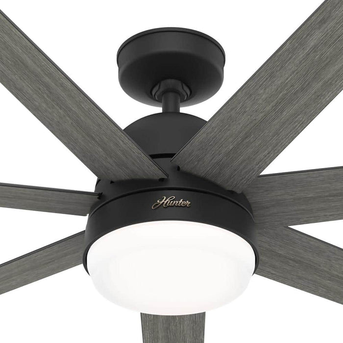 Hunter 70" Phenomenon Ceiling Fan with LED Light Kit and Wall Control