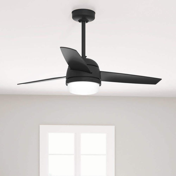 Hunter 48" Midtown Ceiling Fan with LED Light Kit and Handheld Remote