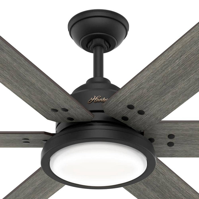 Hunter 70" Warrant Ceiling Fan with LED Light Kit and Wall Control