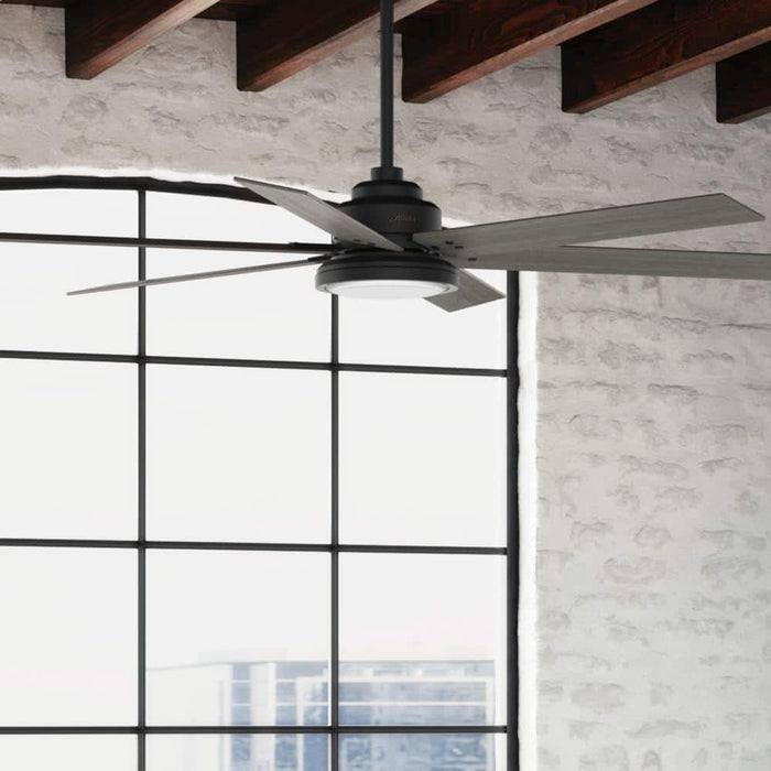 Hunter 70" Warrant Ceiling Fan with LED Light Kit and Wall Control