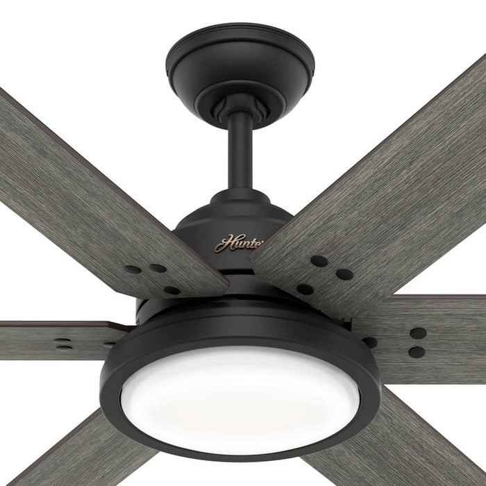 Hunter 60" Warrant Ceiling Fan with LED Light Kit and Wall Control