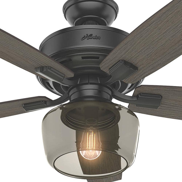 Hunter 52" Bennett Ceiling Fan with LED Light Kit and Handheld Remote