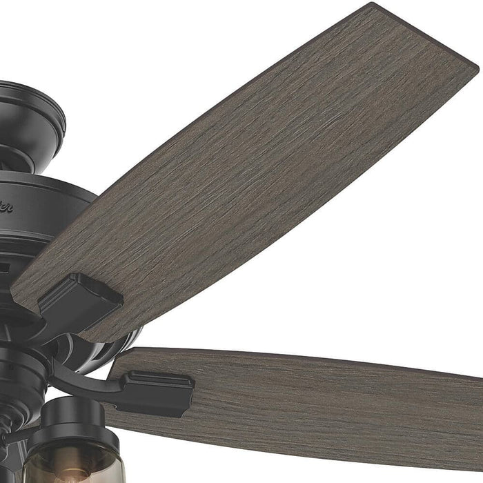 Hunter 52" Bennett Ceiling Fan with 3-Light LED Light Kit and Handheld Remote