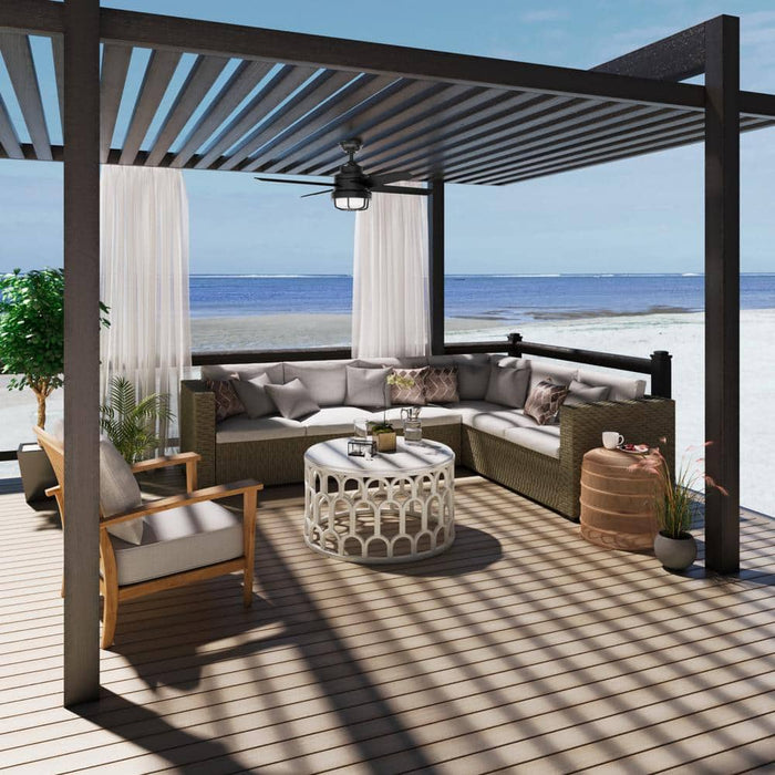 Hunter 54" Searow Ceiling Fan with LED Light Kit and Wall Control