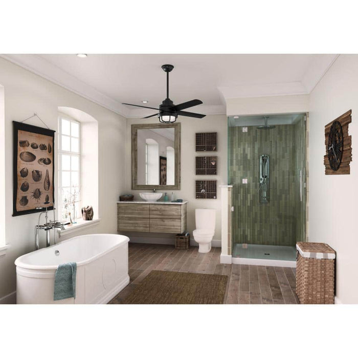 Hunter 54" Searow Ceiling Fan with LED Light Kit and Wall Control