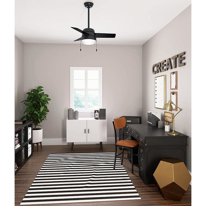 Hunter 36" Aker Ceiling Fan with LED Light Kit and Pull Chains