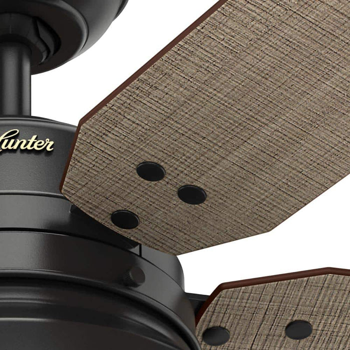 Hunter 52" Mill Valley Ceiling Fan with LED Light Kit and Pull Chains