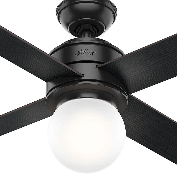Hunter 52" Hepburn Ceiling Fan with LED Light Kit and Wall Control