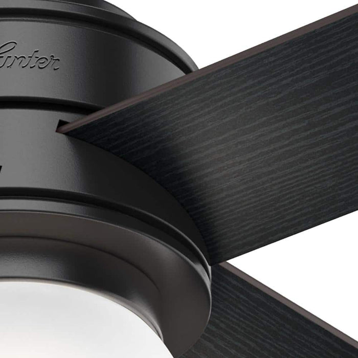 Hunter 52" Hepburn Ceiling Fan with LED Light Kit and Wall Control