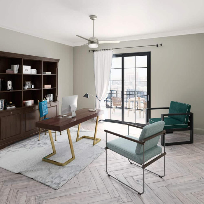 Hunter 48" Midtown Ceiling Fan with LED Light Kit and Handheld Remote