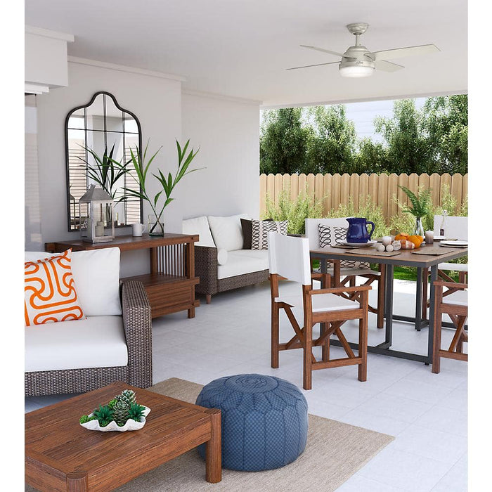 Hunter 52" Dempsey Ceiling Fan with LED Light Kit and Handheld Remote