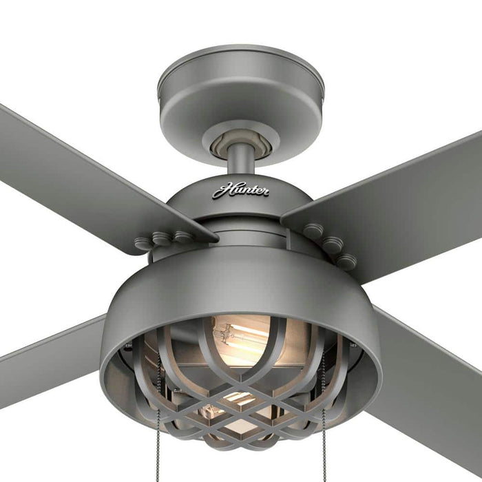 Hunter 52" Spring Mill Ceiling Fan with LED Light Kit and Pull Chains