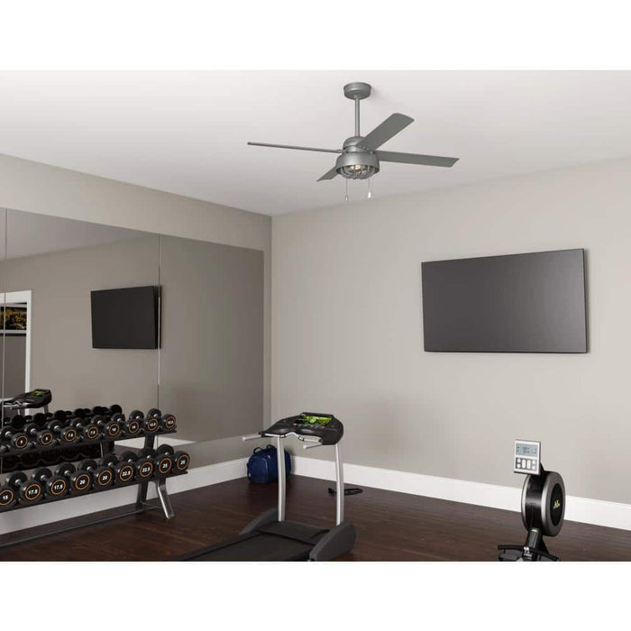 Hunter 52" Spring Mill Ceiling Fan with LED Light Kit and Pull Chains