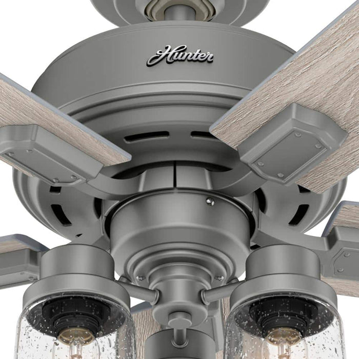 Hunter 52" Hartland Ceiling Fan with LED Light Kit and Pull Chains