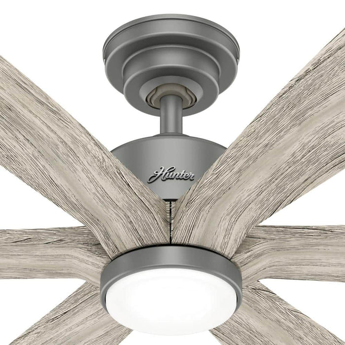 Hunter 58" Rhinebeck Ceiling Fan with LED Light Kit and Handheld Remote