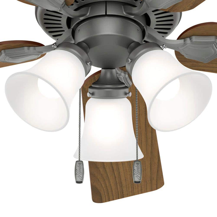 Hunter 52" Swanson Ceiling Fan with 3-Light LED Light Kit and Pull Chains